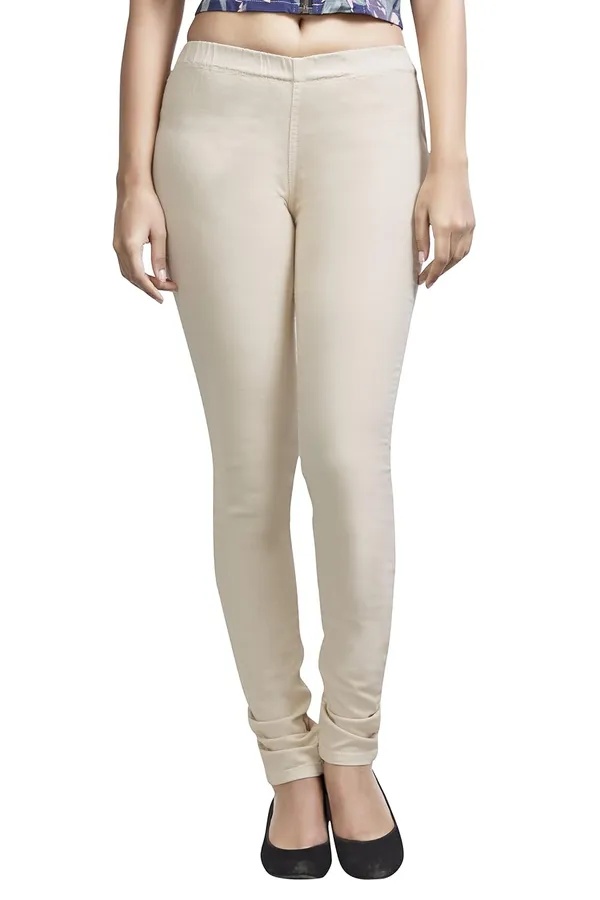 Silky_Cotton_Stretchable_Jeggings_for_Women_|_Beige