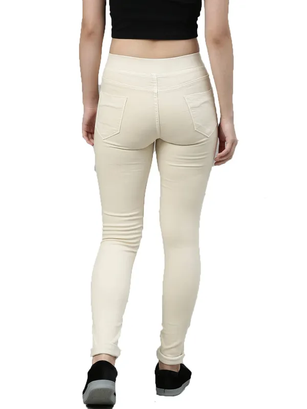Trendy_Solid_Jeggings_For_Women_|_Beige