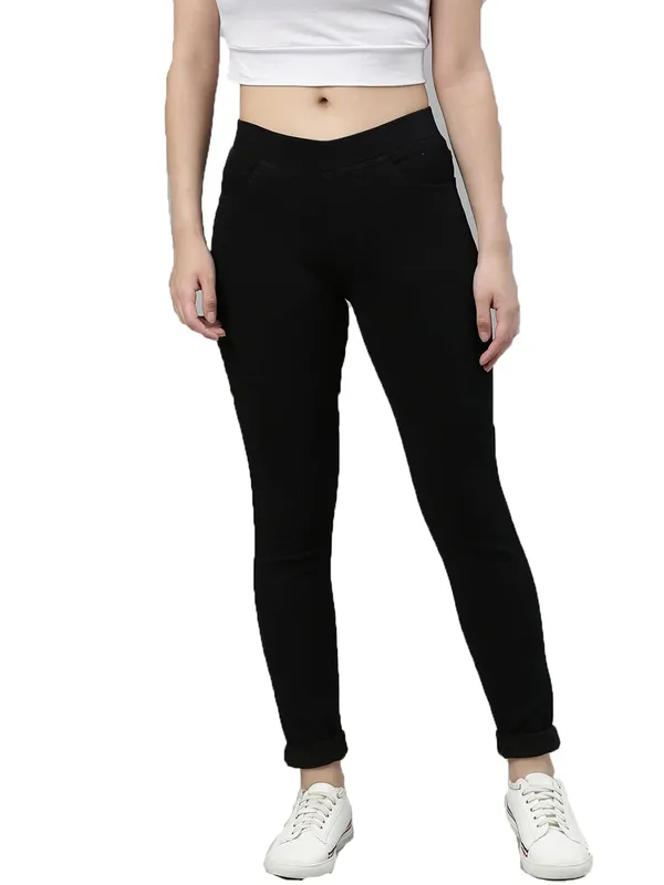 Trendy_Solid_Jeggings_For_Women_|_Black