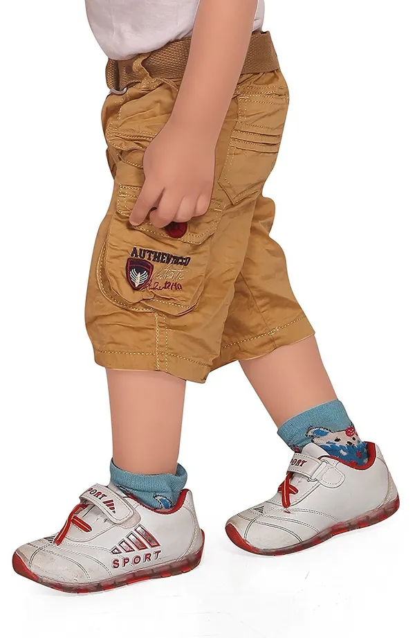 Regular_Fit_Cargo_Shorts_for_Boys__|_Yellow