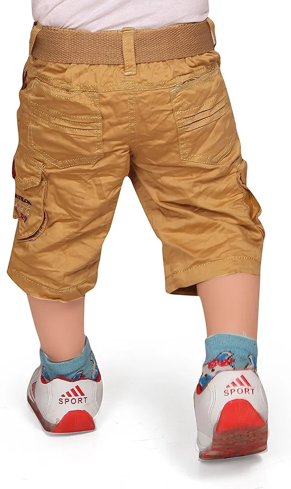 Regular_Fit_Cargo_Shorts_for_Boys__|_Yellow