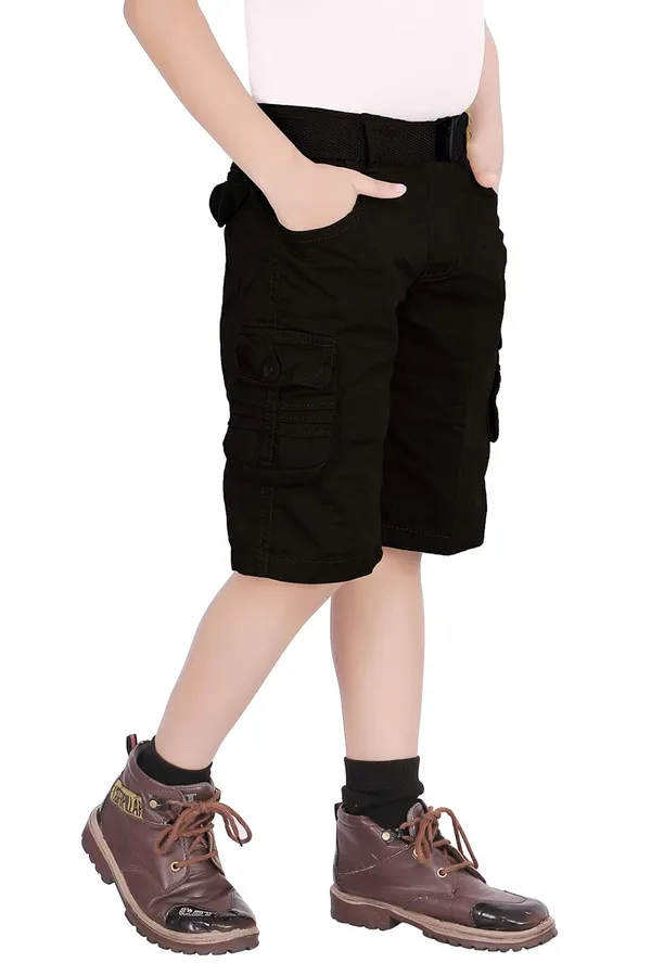 Three_Fourth_Cargo_Pant_For_Boys_|_Black