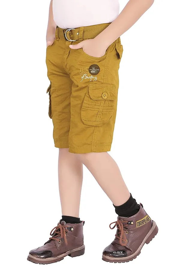 Three_Fourth_Cargo_Pant_For_Boys_|_Gold
