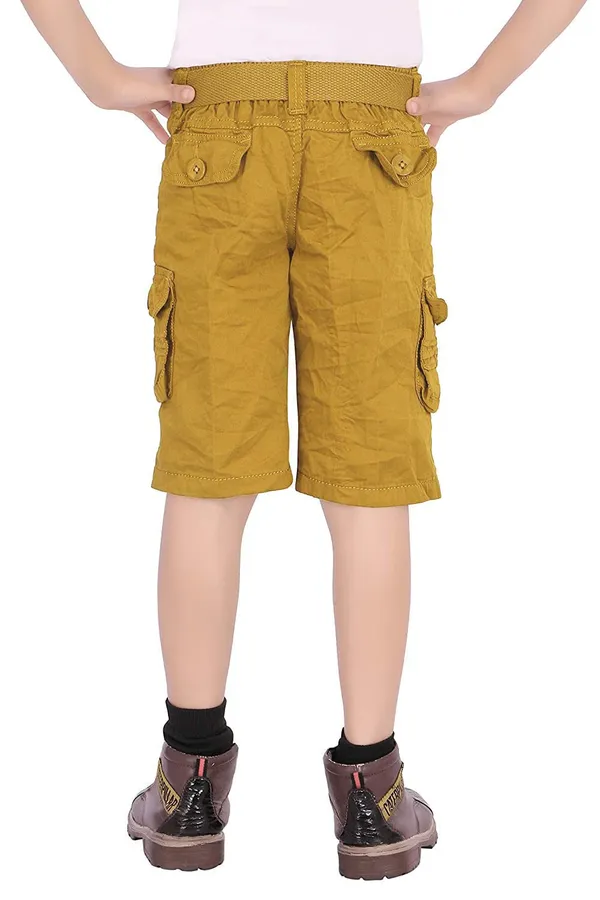 Three_Fourth_Cargo_Pant_For_Boys_|_Gold