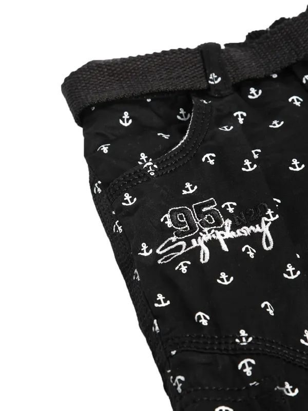 Printed_Flat-Front_Cargo_Shorts_for_Boys__|_Black