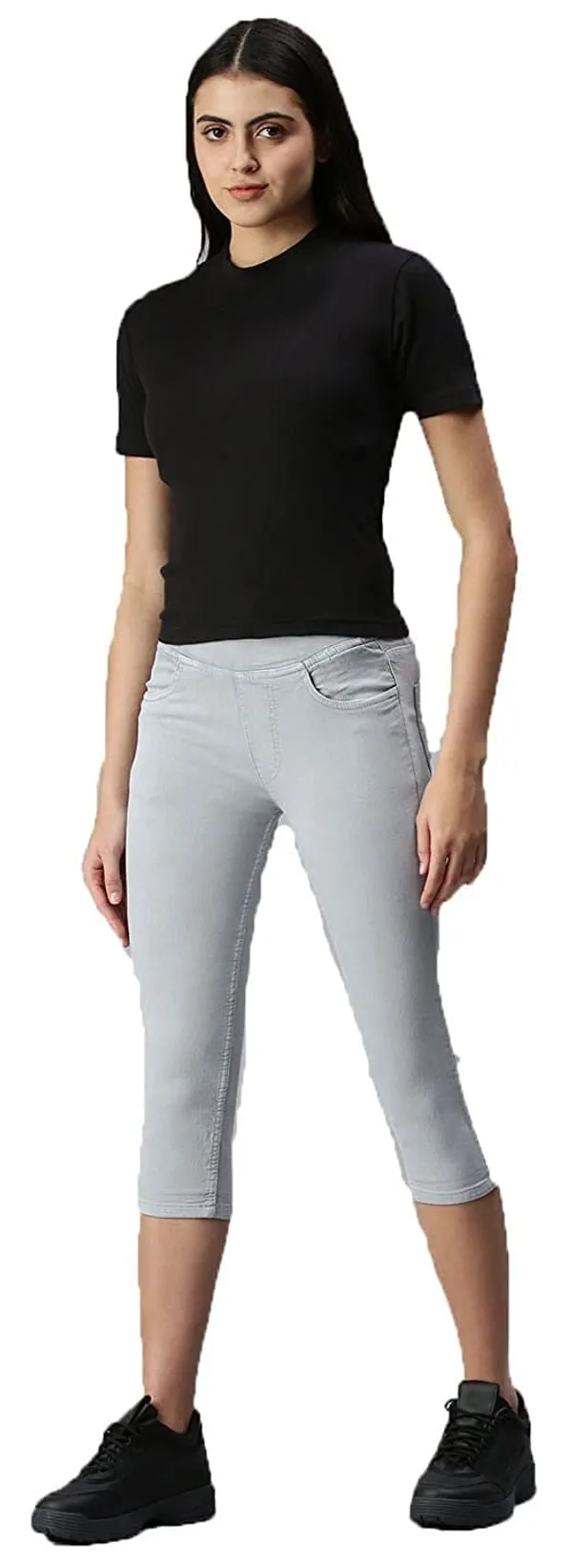 Grey_Capri_For_Women