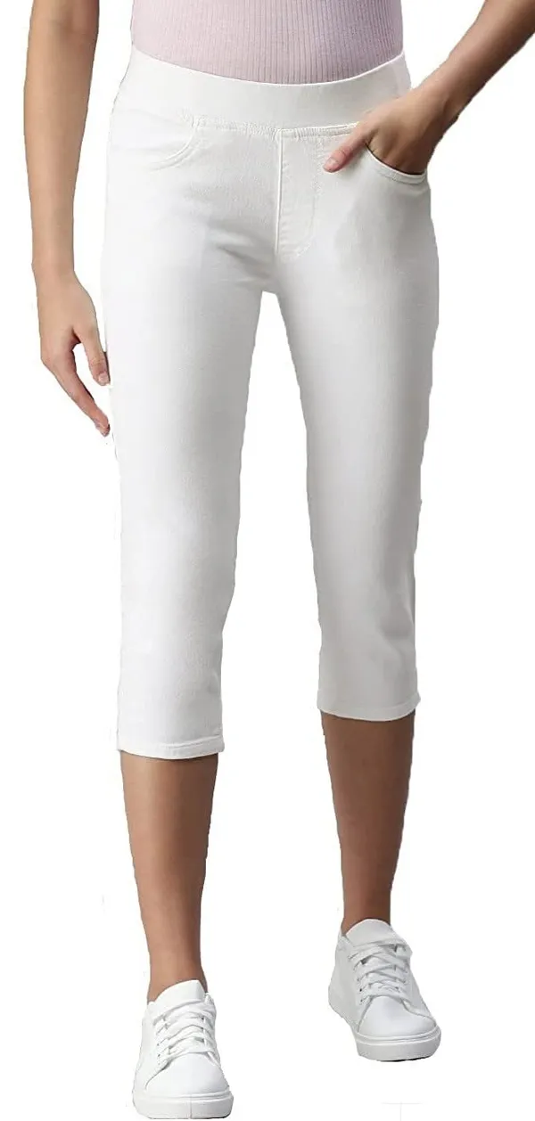 White_Capri_For_Women