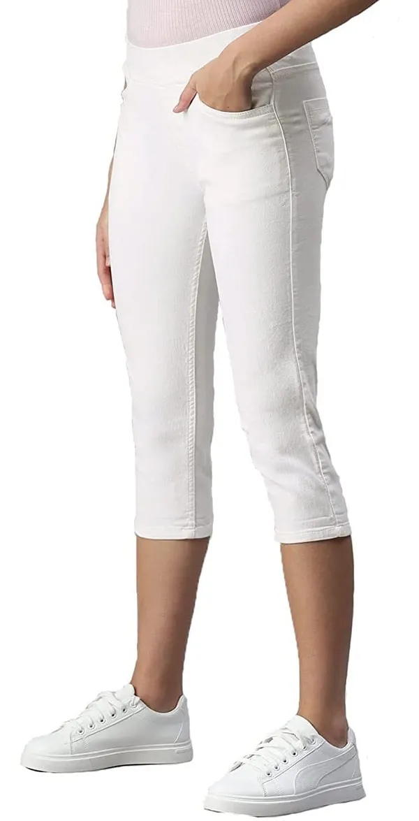 White_Capri_For_Women
