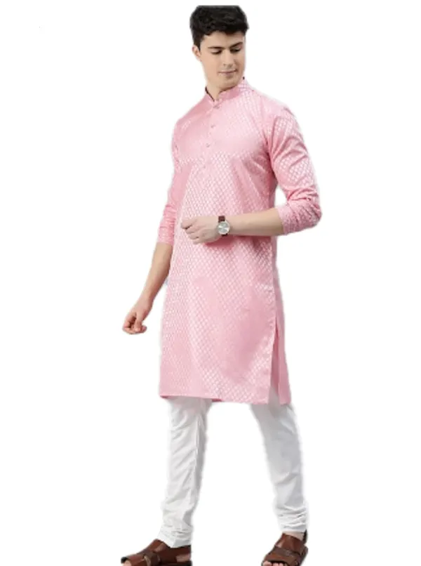 Pink_Kurta_with_Pyjamas_For_Men