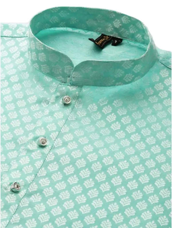 Light_Green_Kurta_with_Pyjamas_For_Men
