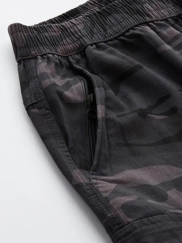 Melange_Blue_Shorts_For_Mens