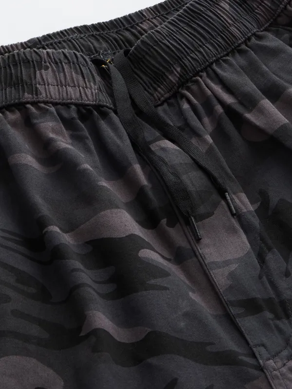 Melange_Blue_Shorts_For_Mens