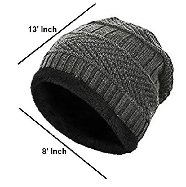 Steel-Grey_Snow_Proof_Inside_Fur_Unisex_Wool_Beanie_Cap_with_Scarf_Set_Warm_Knit_Hat_Thick_Fleece_Lined_Winter_Hat_&_Scarf_for_Men_&_Women_(Steel_Grey)