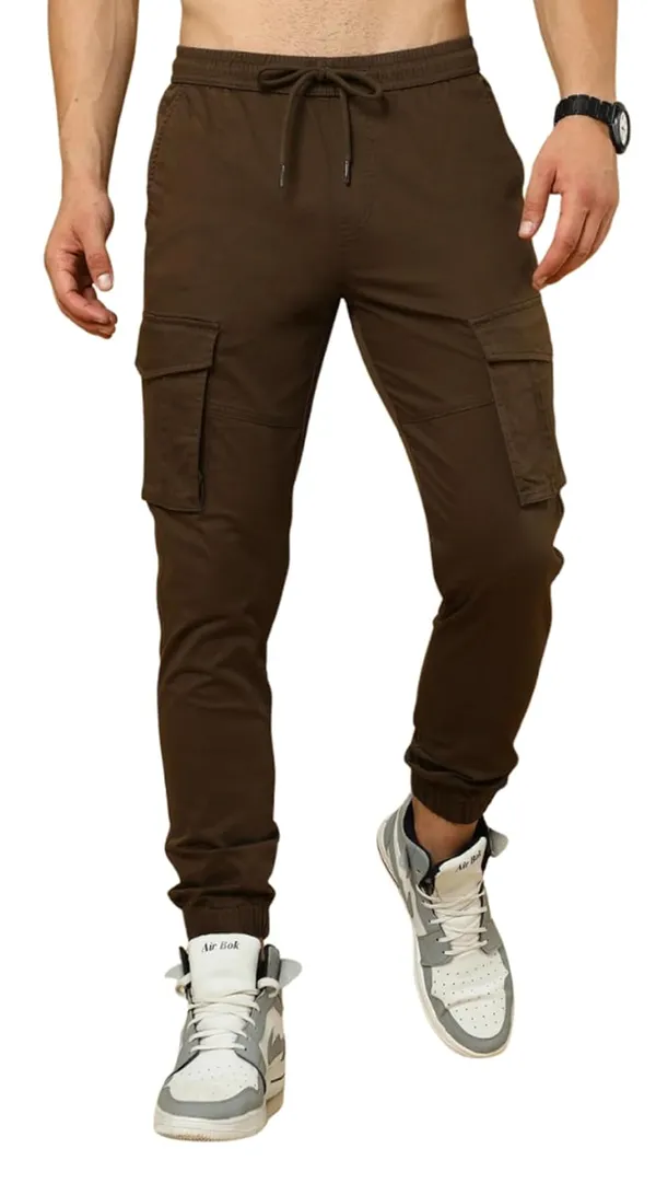 Slim_Fit_Jogger_Trousers_Pants_for_Men_|_Military_Green