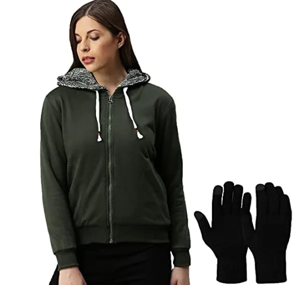 Olive_Hoodie_For_Women