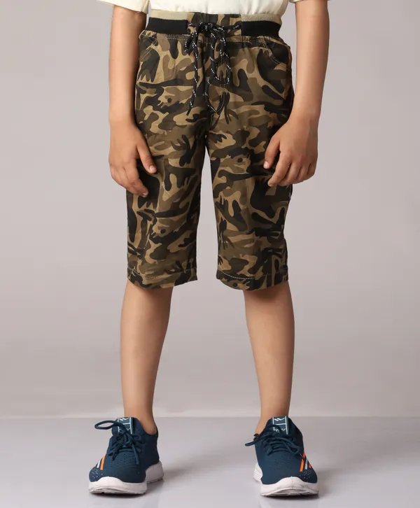 Stylish_Stretchable_Solid_Shorts_For_Men_|_Brown