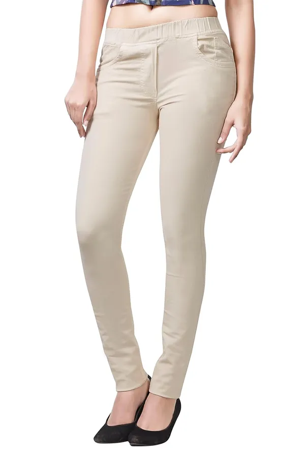 Beige_Jegging_For_Women