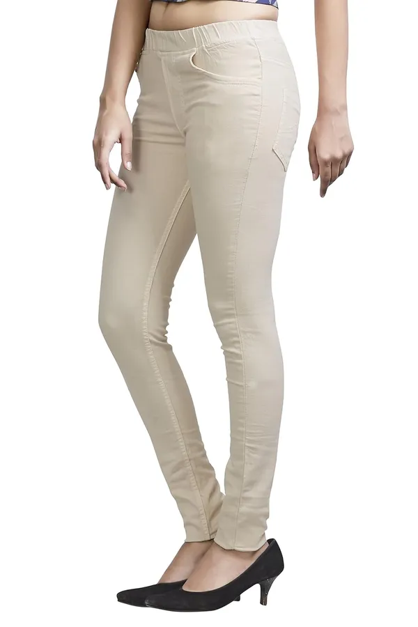 Beige_Jegging_For_Women
