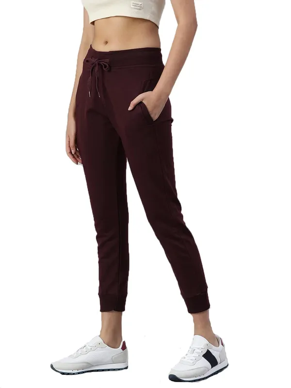 Wine_Trackpants_For_Women
