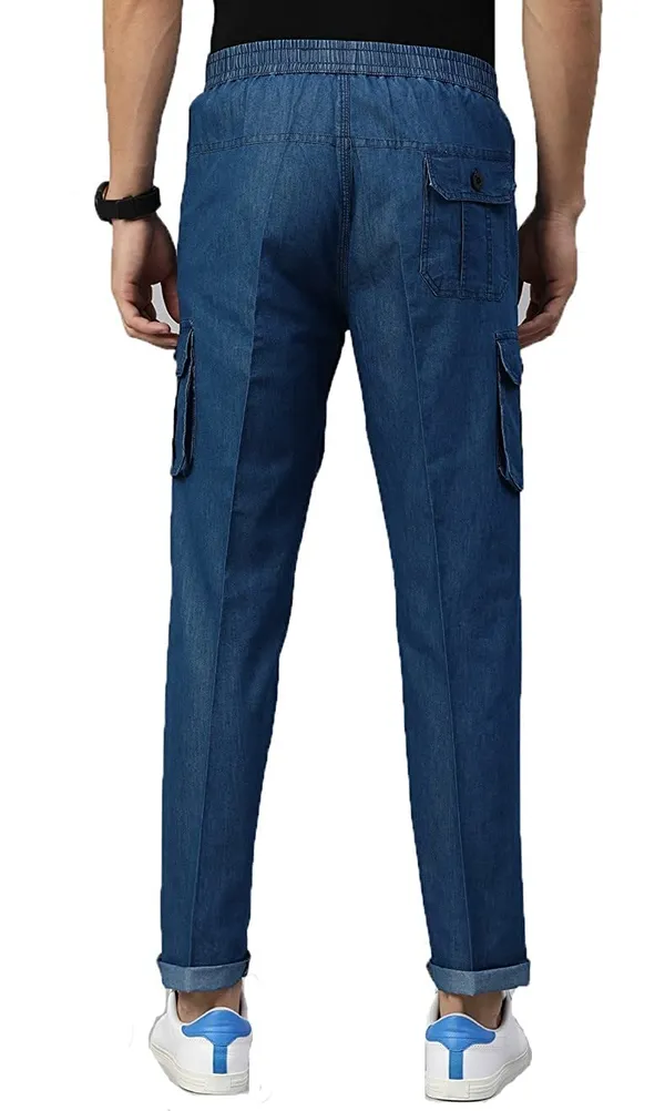 Flat-Front_Cargo_Pants_with_Elasticated_Waist_for_Men