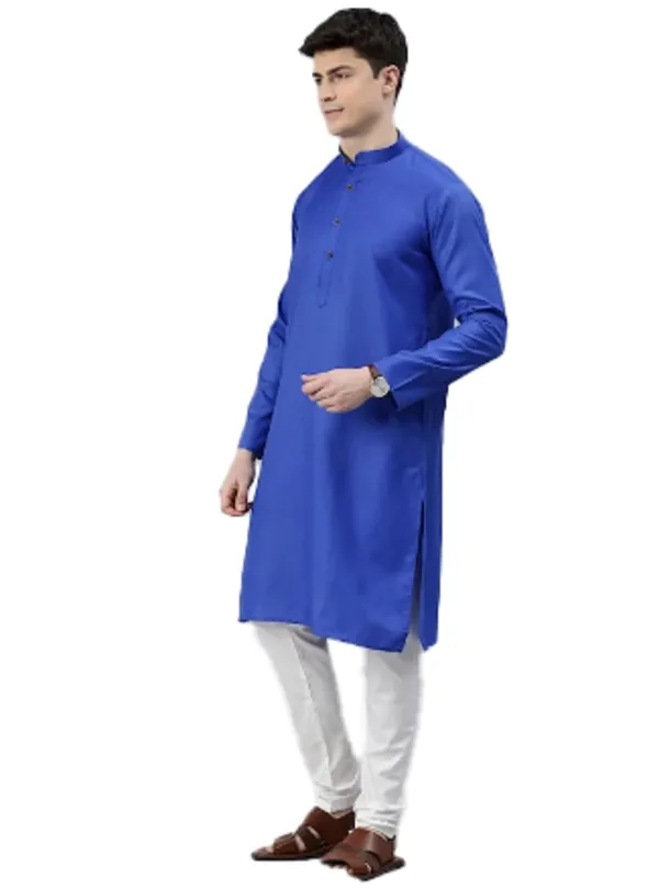 Royal_Blue_Kurta_with_Pyjamas_For_Mens