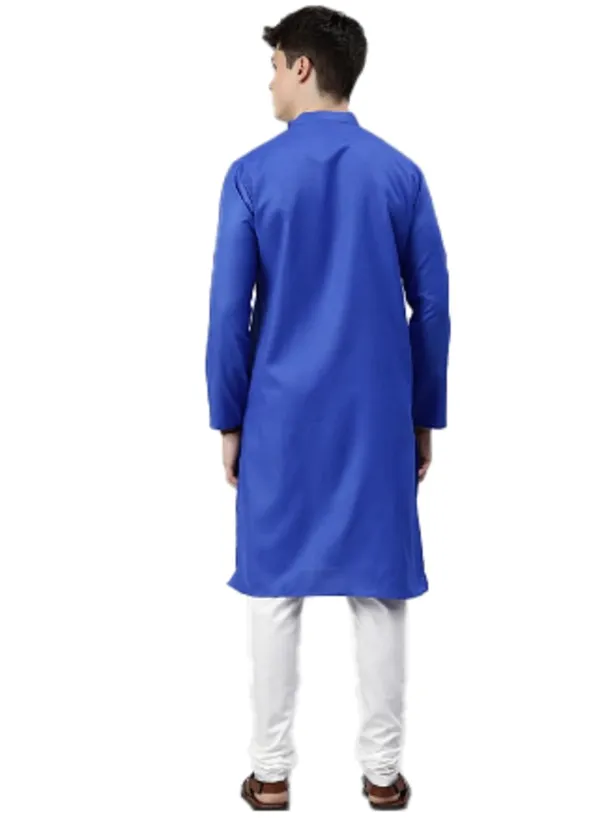 Royal_Blue_Kurta_with_Pyjamas_For_Mens