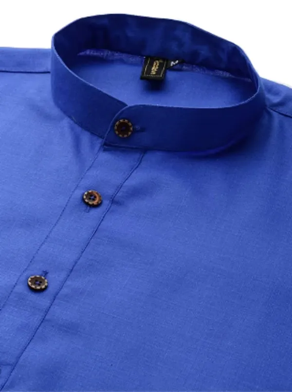 Royal_Blue_Kurta_with_Pyjamas_For_Mens