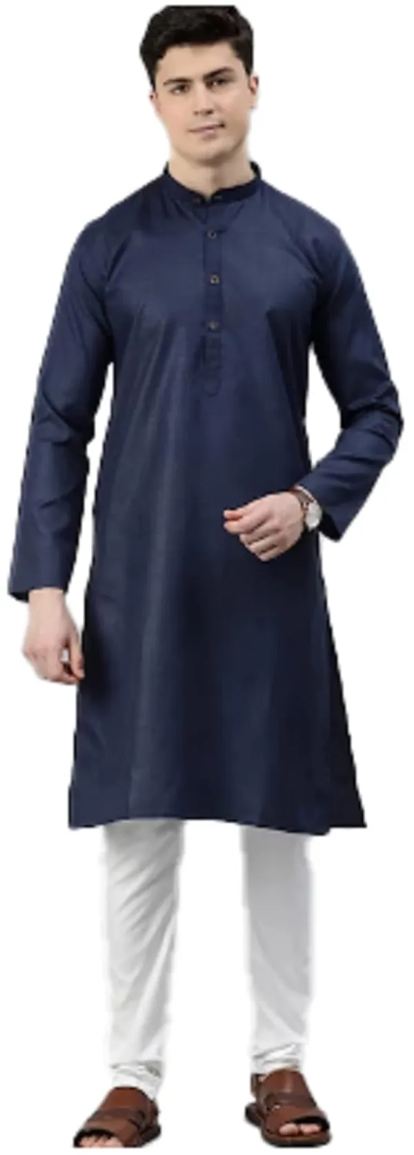 Blue_Kurta_with_Pyjamas_For_Mens