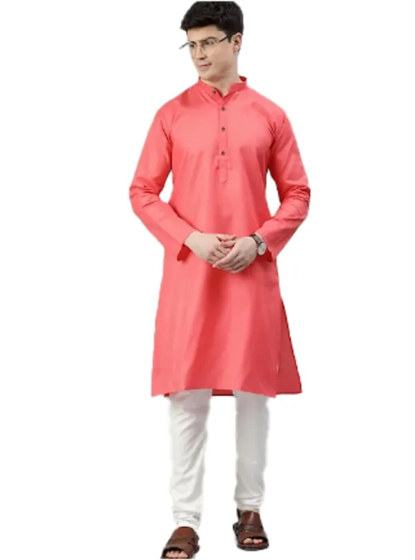 Dusky_Pink_Kurta_with_Pyjamas_For_Mens