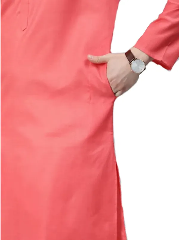 Dusky_Pink_Kurta_with_Pyjamas_For_Mens