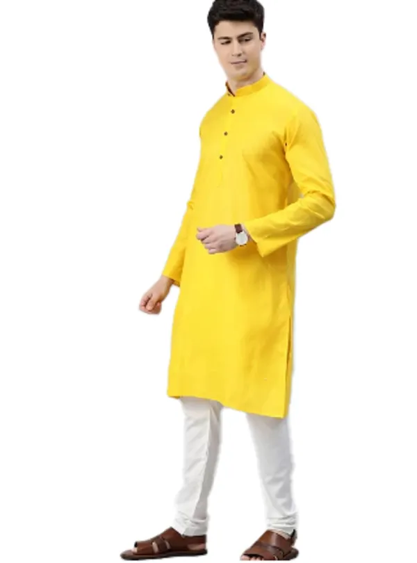 Yellow_Kurta_with_Pyjamas_For_Mens
