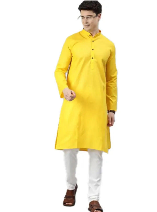 Yellow_Kurta_with_Pyjamas_For_Mens