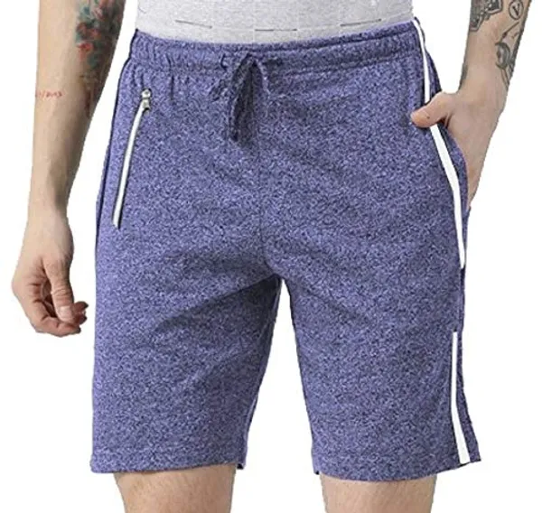 Solid_Sports_Shorts_For_Mens_|_Melange_Blue