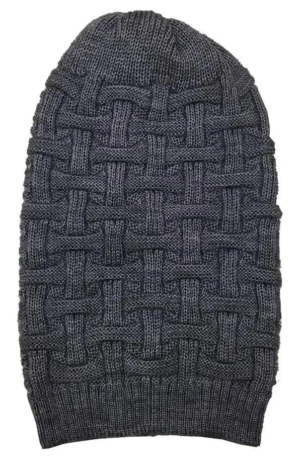 Steel-Grey_Snow_Proof_Inside_Fur_Unisex_Wool_Beanie_Cap_with_Scarf_Set_Warm_Knit_Hat_Thick_Fleece_Lined_Winter_Hat_&_Scarf_for_Men_&_Women_(Steel_Grey)