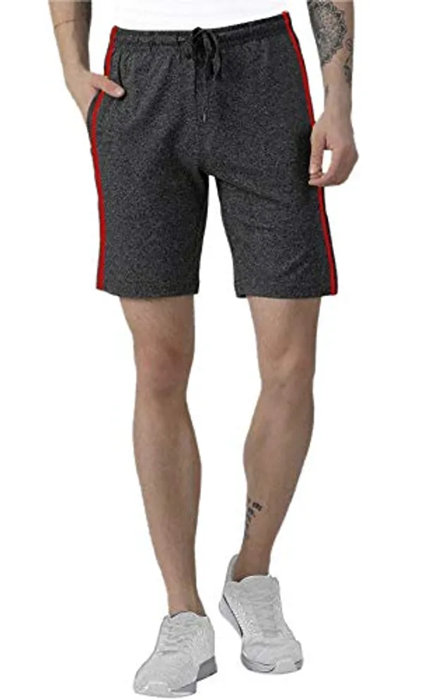 Cotton_Lounge_Shorts_For_Mens_|_Dark_Grey