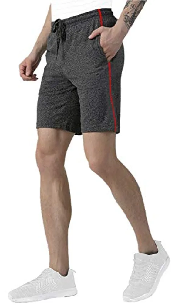 Cotton_Lounge_Shorts_For_Mens_|_Dark_Grey