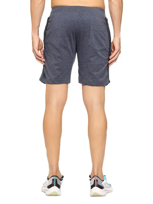 Melange_Blue_Shorts_For_Mens