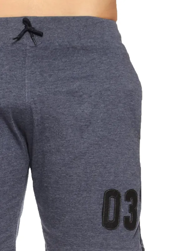 Melange_Blue_Shorts_For_Mens