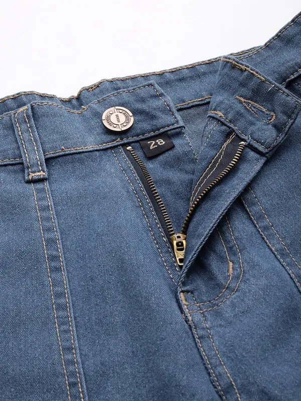 Denim_Cargo_Jeans_|_Clean_Look_Mid-Rise_Blue_Straight_Fit_for_Women_|_Stone_Blue