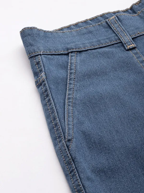 Denim_Cargo_Jeans_|_Clean_Look_Mid-Rise_Blue_Straight_Fit_for_Women_|_Stone_Blue