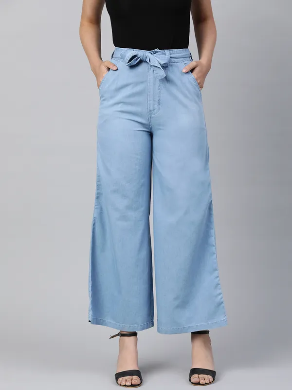 Regular_Denim_Plazzo_For_Women_|_Iceblue