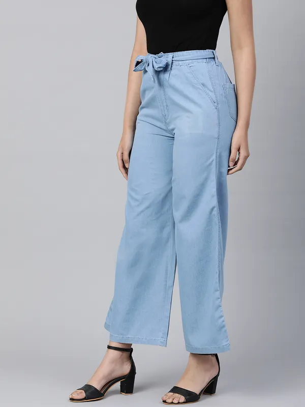 Regular_Denim_Plazzo_For_Women_|_Iceblue