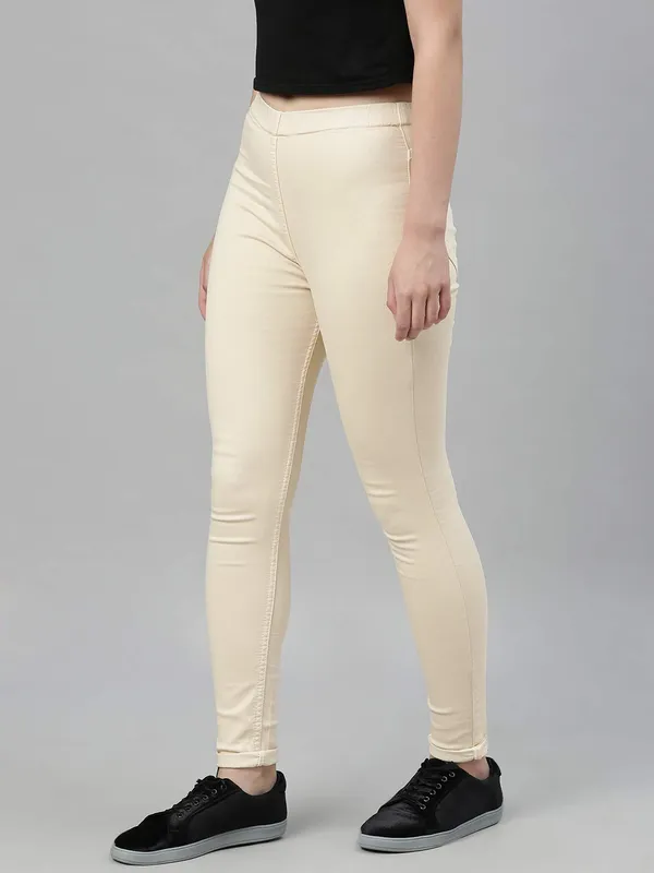 Beige_Jeggings_For_Women