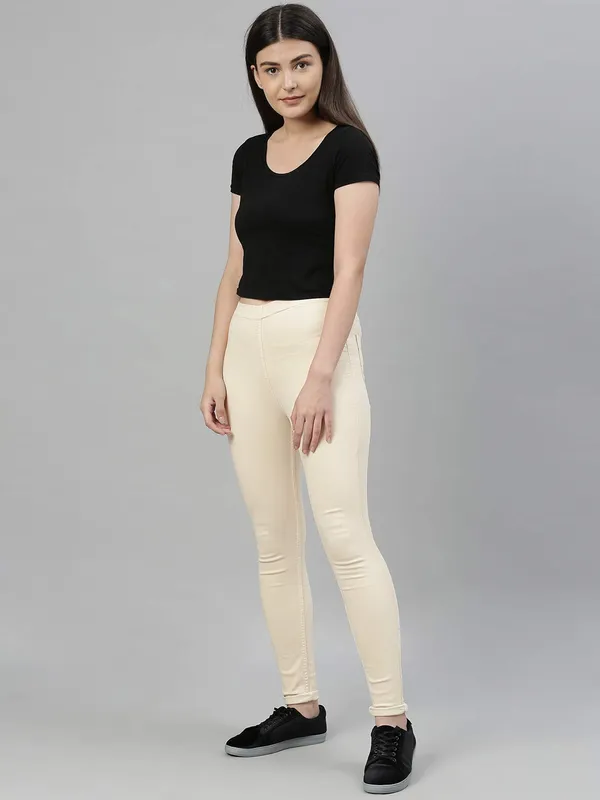 Beige_Jeggings_For_Women