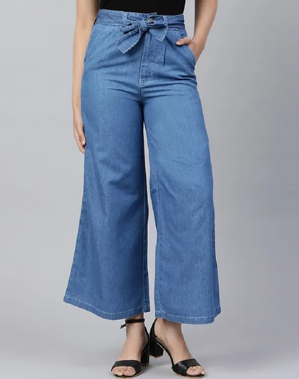 Regular_Denim_Plazzo_For_Women_|_Stone