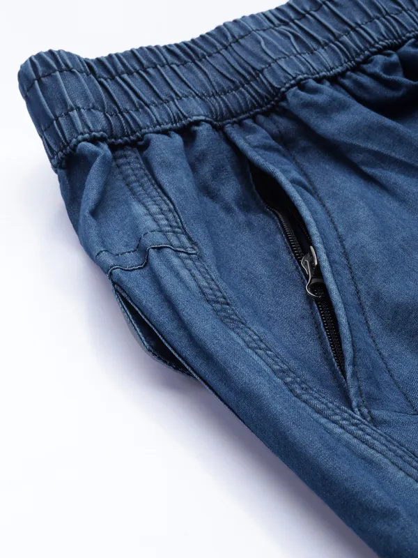 Flat-Front_Cargo_Trousers_with_Elasticated_Waist_for_Men