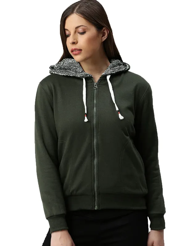 Olive_Hoodie_For_Women