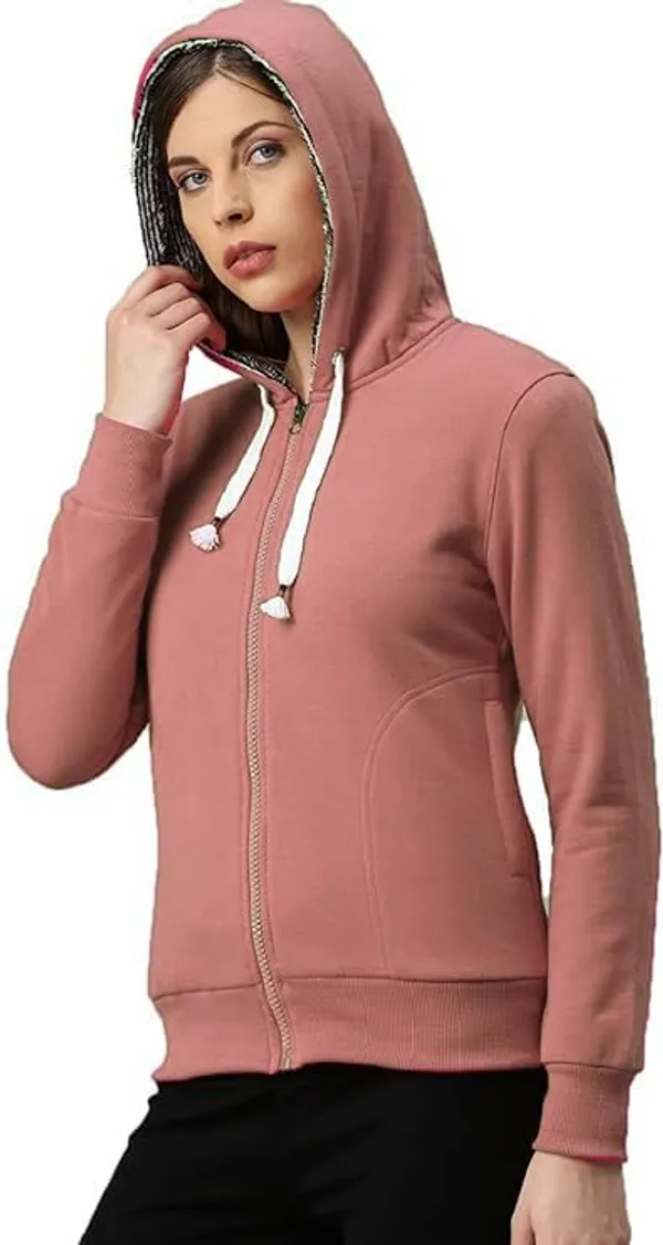 Peach_Hoodie_For_Women