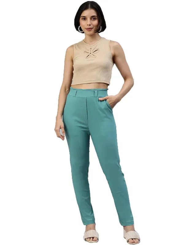 Sea_Green_Pant_For_Women