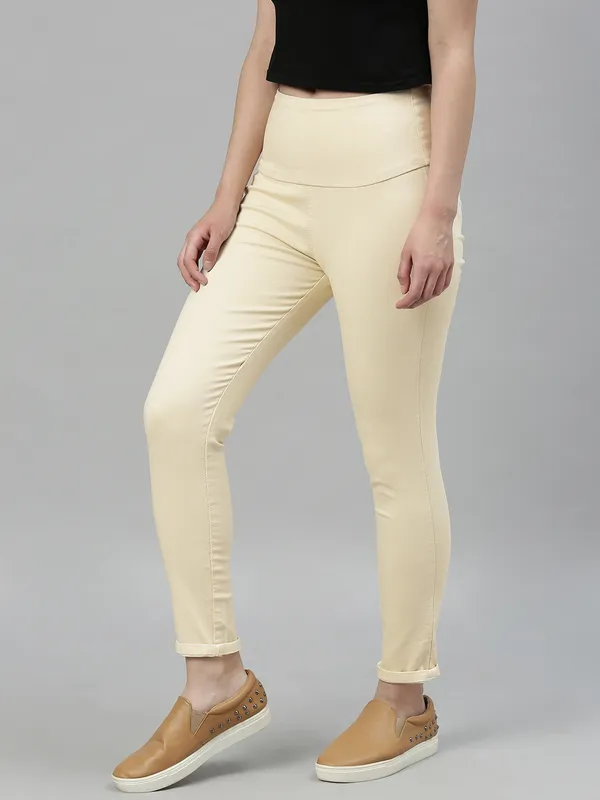 Beige_Jeggings_For_Women